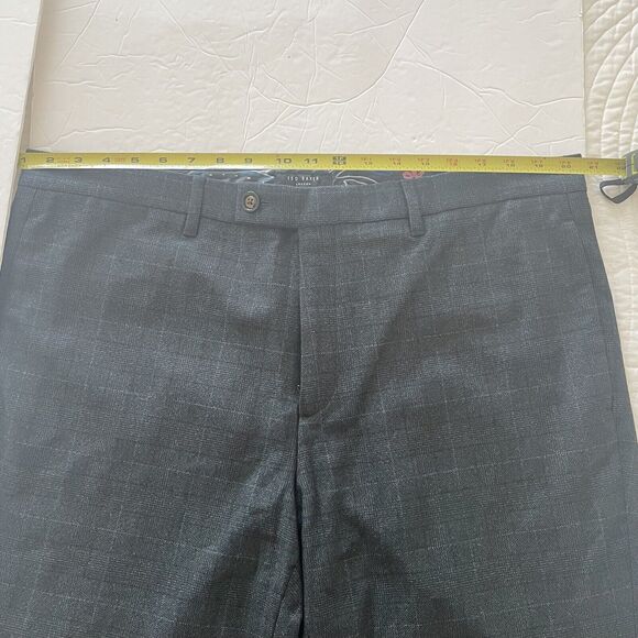 Ted Baker London Men’s Dress Pants 38R Navy Herringbone Wool Blend NWT Formal - Picture 10 of 12